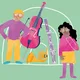 Kinder im Orchester