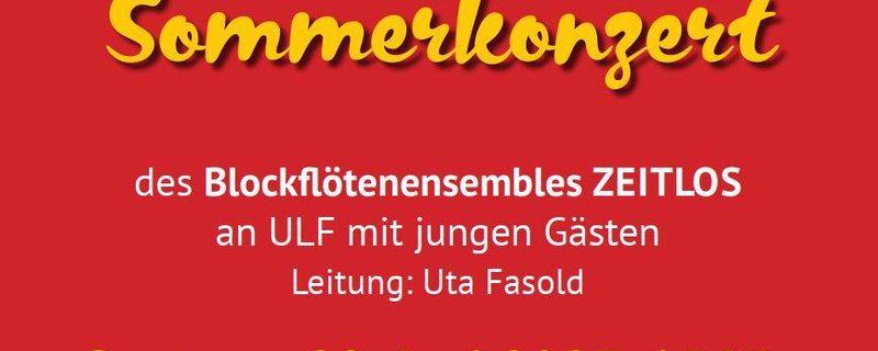 Flöten-Sommerkonzert