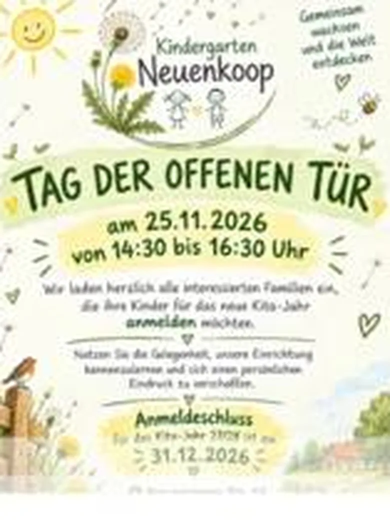 Tag der offenen Tür - Kindergarten Neuenkoop