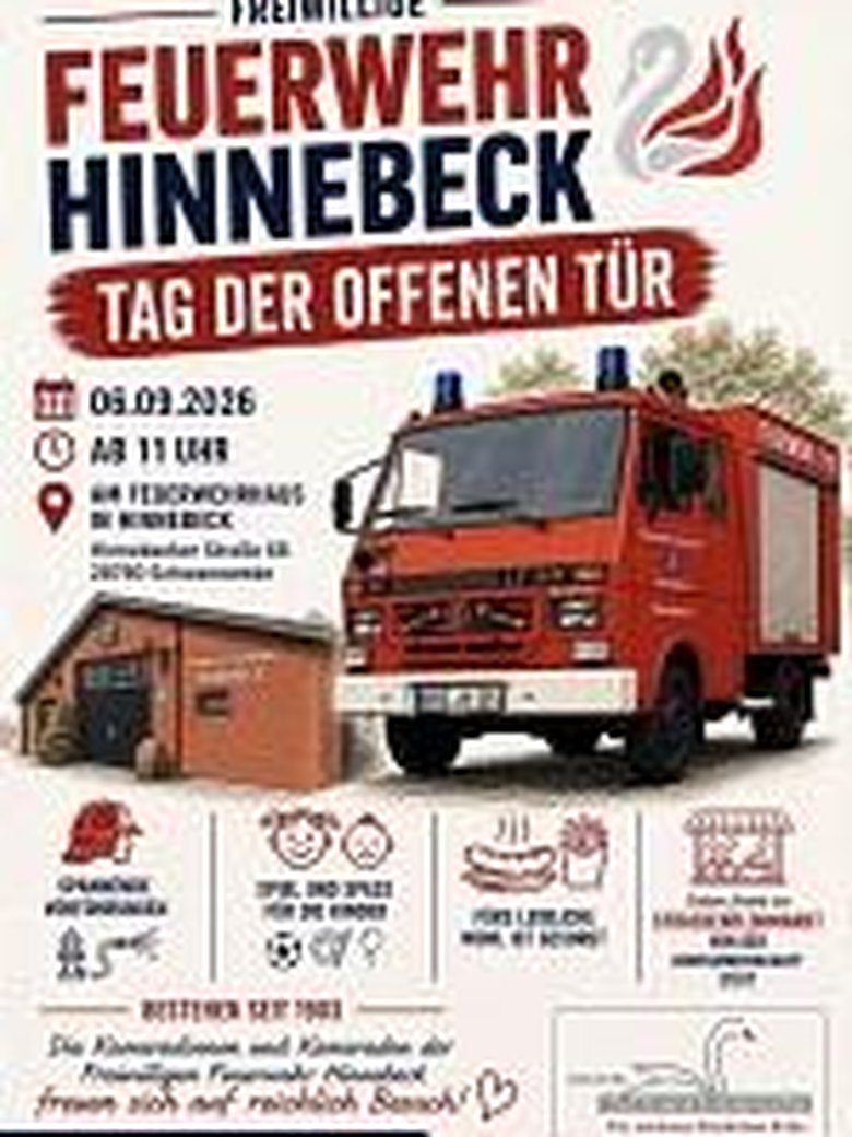 Tag der offenen Tür bei der Ortsfeuerwehr Hinnebeck