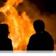 Osterfeuer in Harmenhausen