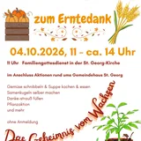 Gottesdienst zum Erntedankfest mit Konfirmand:innen und Kita in der St. Georgs-Gemeinde