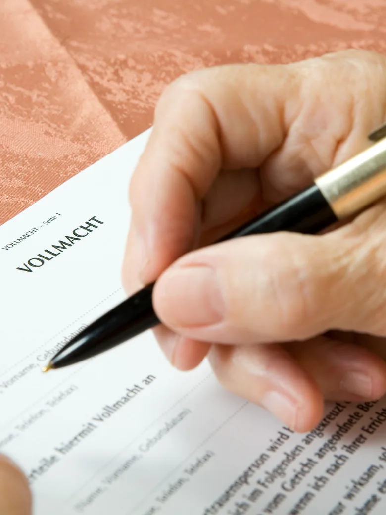 Vorsorgevollmacht und Betreuungsverfügung