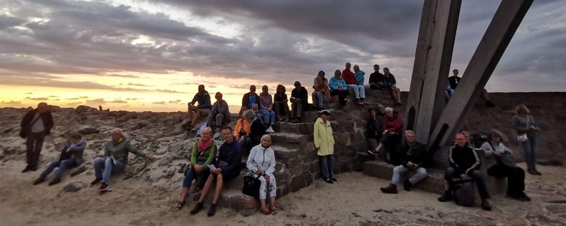 Strandandacht an der Kugelbake