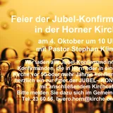 Abendmahlsgottesdienst mit Jubelkonfirmation