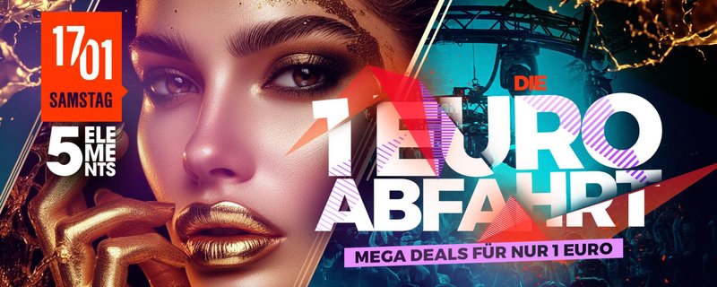 1 EURO ABFAHRT - MEGA DEALS FÜR NUR 1€