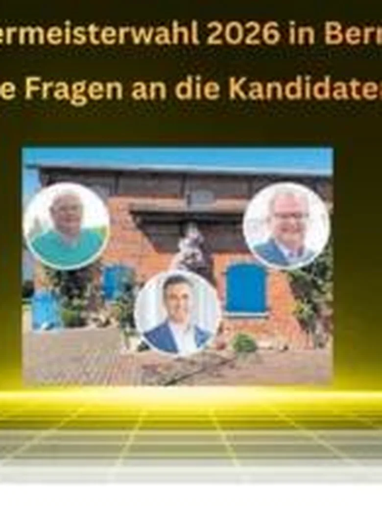 Bürgermeisterwahl 2026 - Ihre Fragen an die Kandidaten