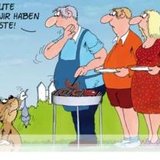 Mittagsgrillen im ACB-Saal