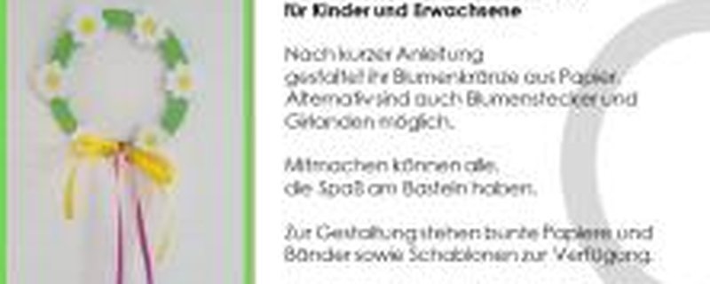 Bastelworkshop mit Anika Ortner