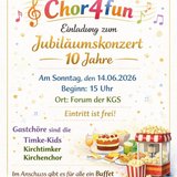 Jubiläumskonzert "Chor for Fun" in Tarmstedt