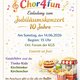 Jubiläumskonzert "Chor for Fun" in Tarmstedt
