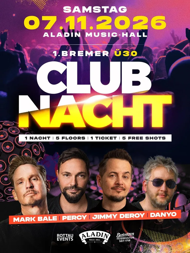 1. BREMER CLUBNACHT – Ü30
