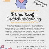 Fit im Kopf – Gedächtnistraining