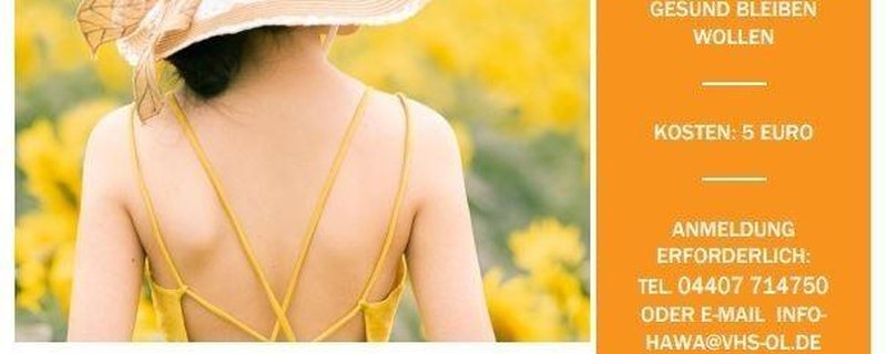 Vortrag " Hautgesundheit - Schöne Haut (auch) im Sommer? - Frauen und Gesundheit