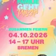 Familie geht tanzen