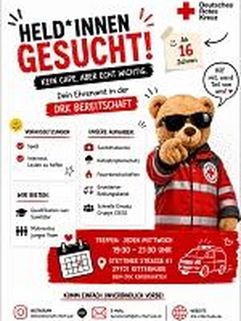 Offener Gruppenabend beim Deutschen Roten Kreuz