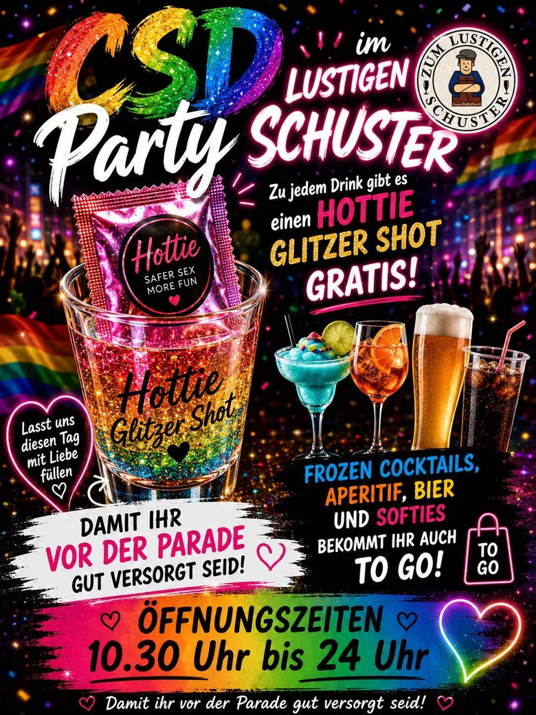 CSD Party im lustigen Schuster