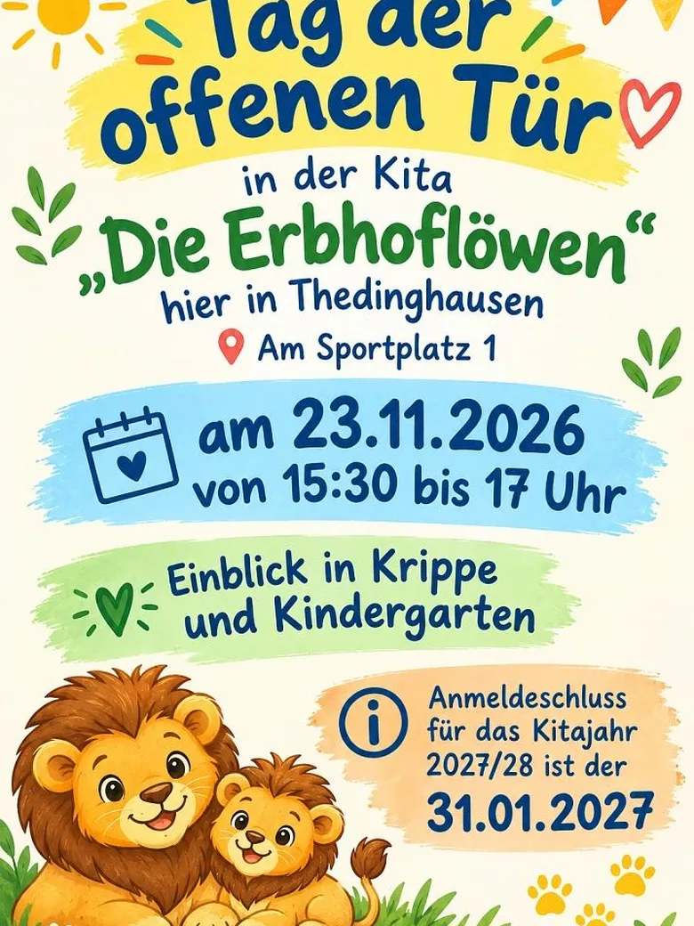 Tag der offenen Tür bei den Erbhoflöwen