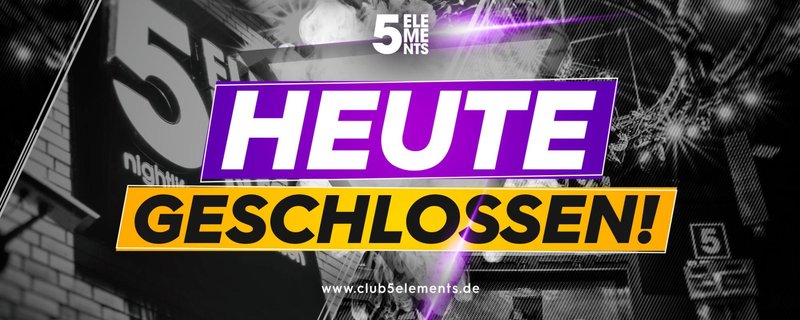 ACHTUNG - SAMSTAG 10/01 GESCHLOSSEN