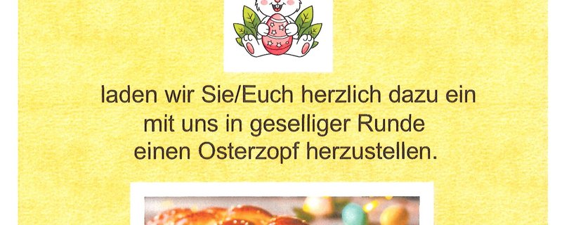 St. Jakobi Osterzopfbacken