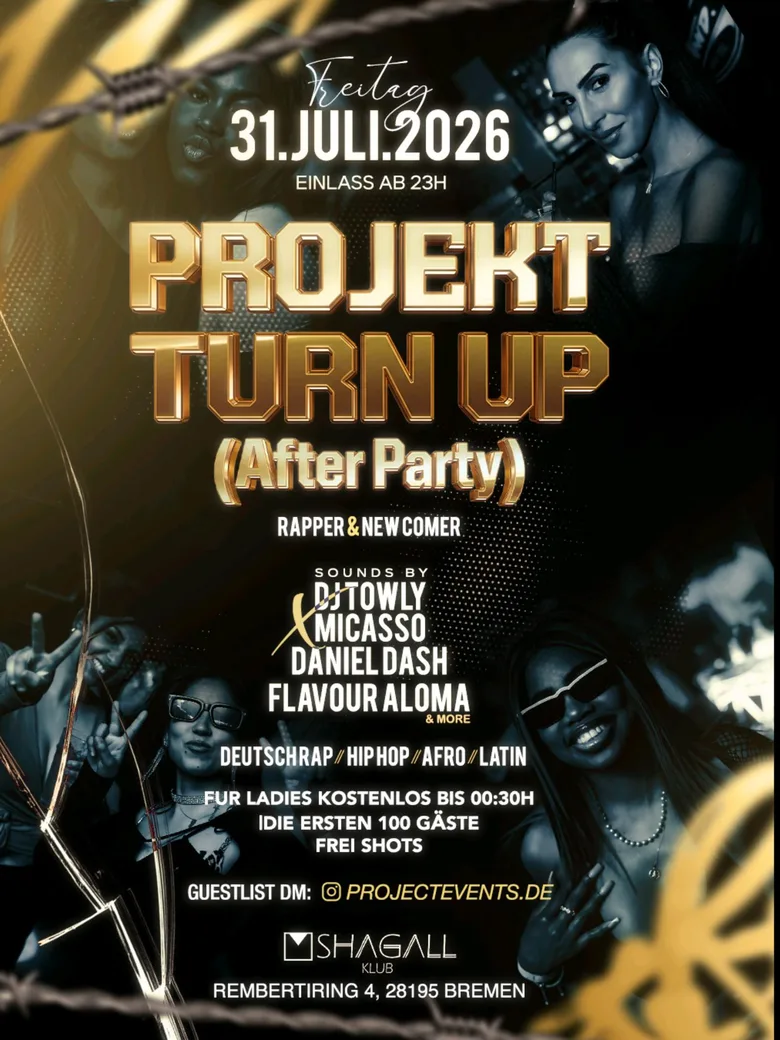 PROJEKT TURN UP AFTER PARTY