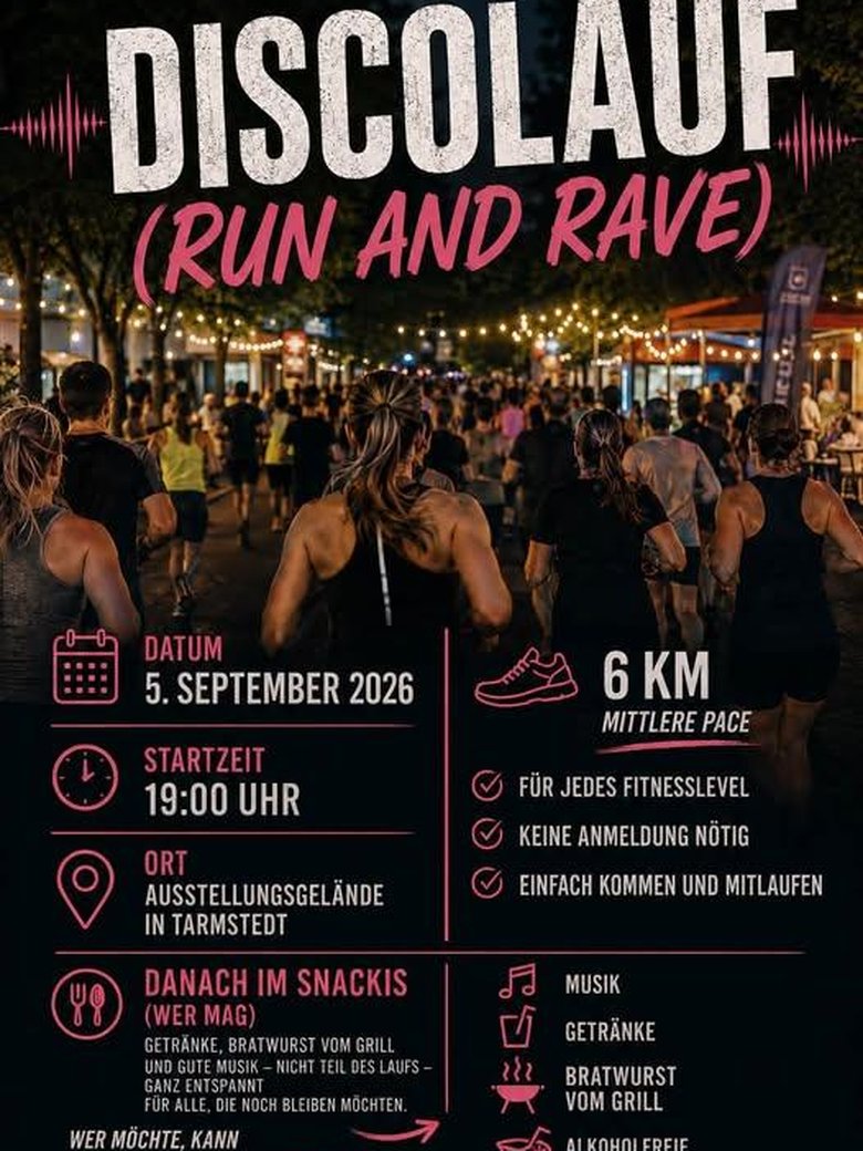 Discolauf (Run an Rave) in Tarmstedt