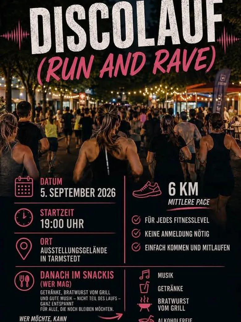 Discolauf (Run an Rave) in Tarmstedt