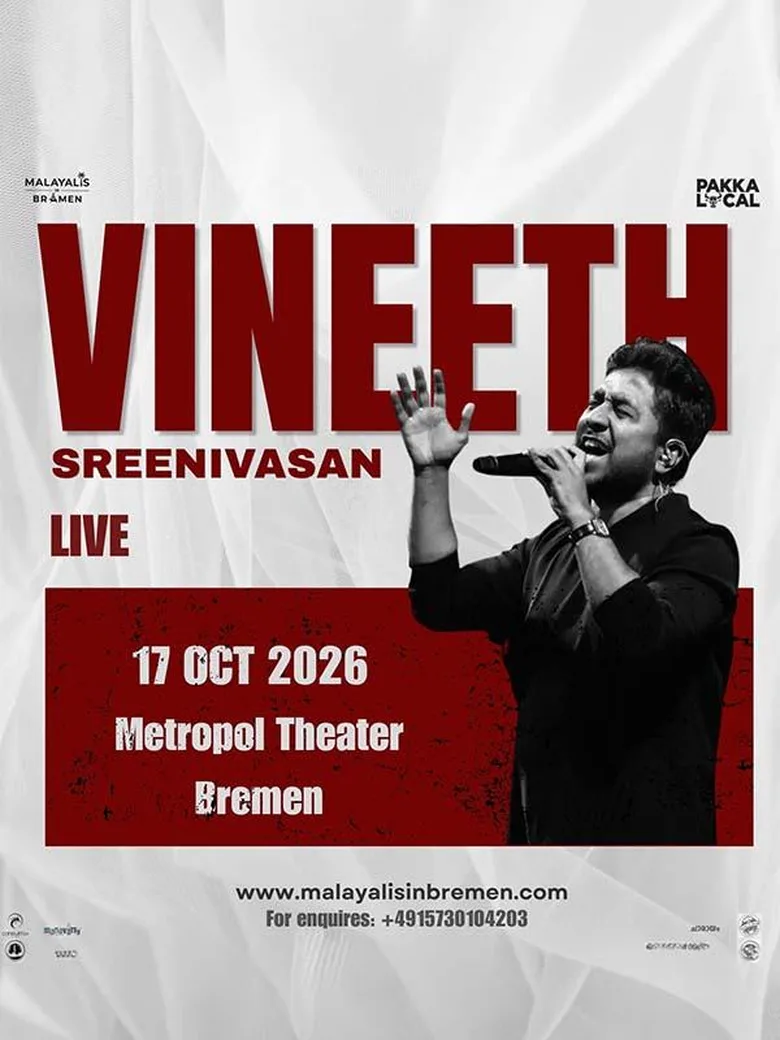 Vineeth Sreenivasan Live in Konzert