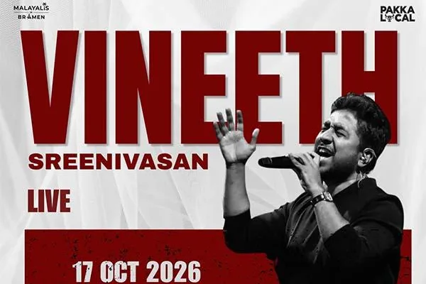 Vineeth Sreenivasan Live in Konzert