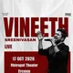 Vineeth Sreenivasan Live in Konzert