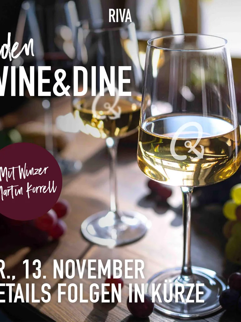 WINE & DINE im RIVA