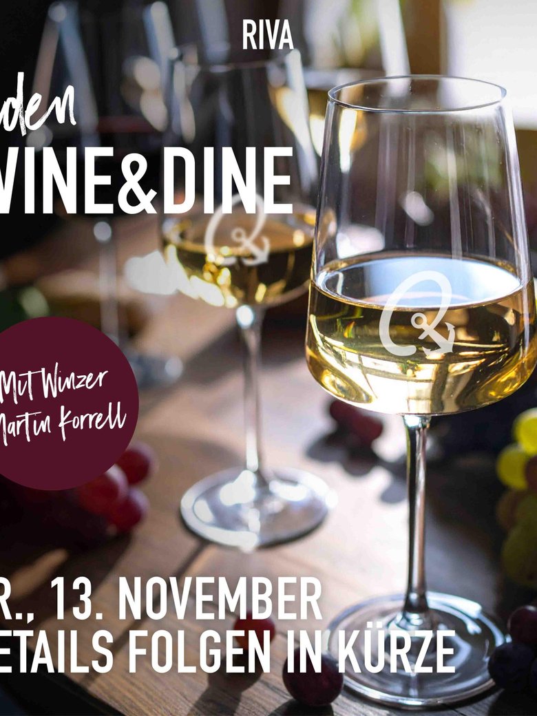 WINE & DINE im RIVA