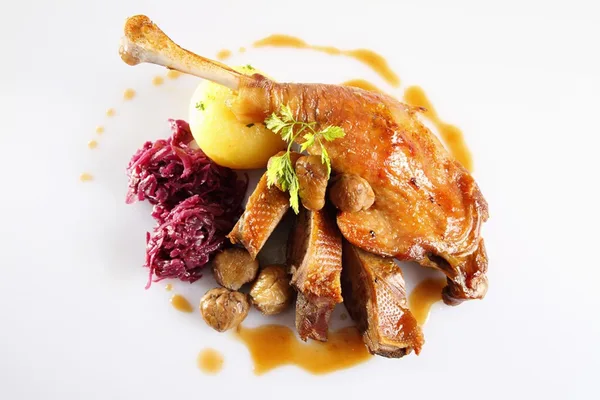 Gänsemenü zum Martinstag im Restaurant alto