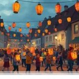 Laternenlauf durch Bardenfleth