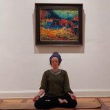 Yoga im Museum
