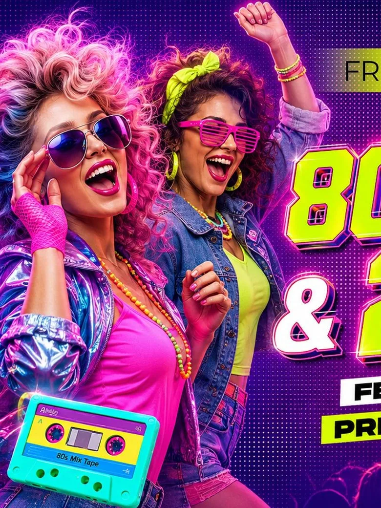 80er, 90er & 2000er Party – MEGA ZEITREISE IM ARENA!