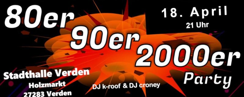 80er 90er Party 2000er Party