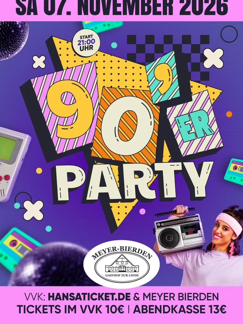 90er Party Meyer Bierden