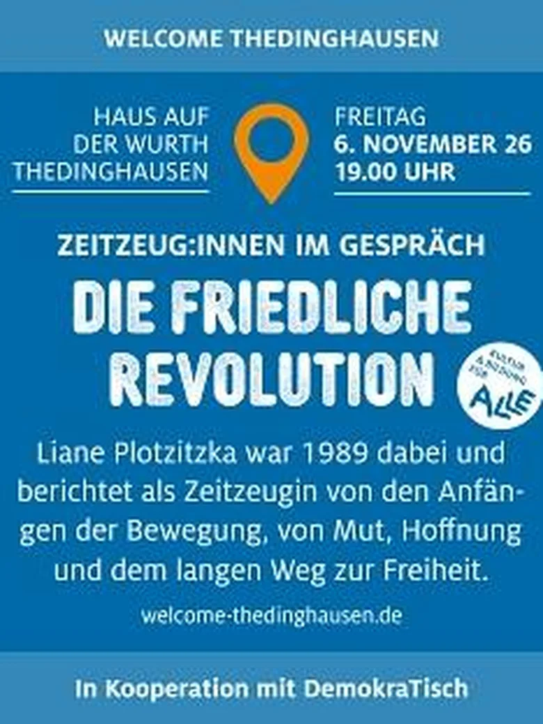 Zeitzeugin im Gespräch: Die friedliche Revolution