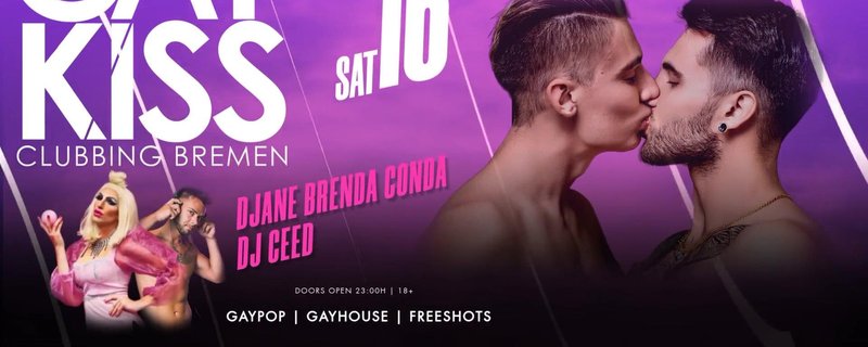 GAYKISS CLUBBING - Mit DJANE BRENDA CONDA