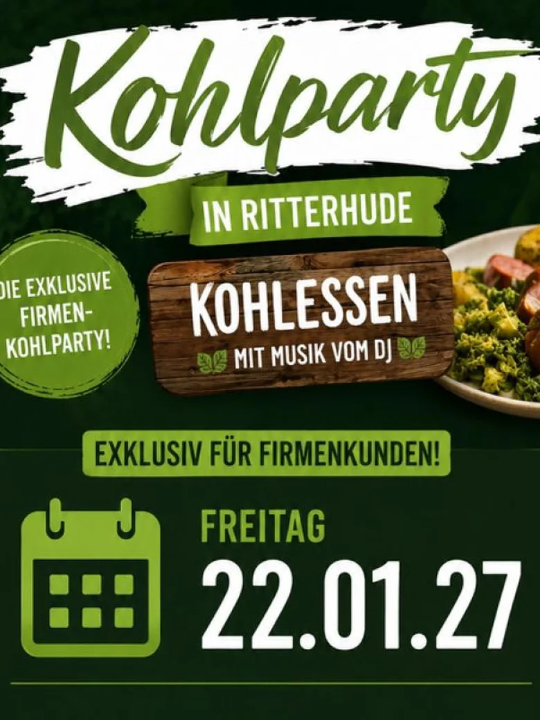 Im nächsten Jahr NEU: Firmen-Kohlparty im Hamme Forum!