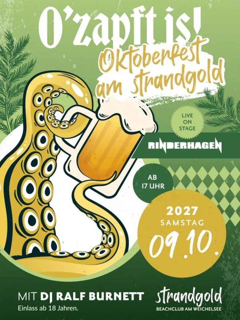O zapft is! Oktoberfest am strandgold rotenburg