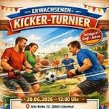 Erwachsenen-Kicker-Turnier