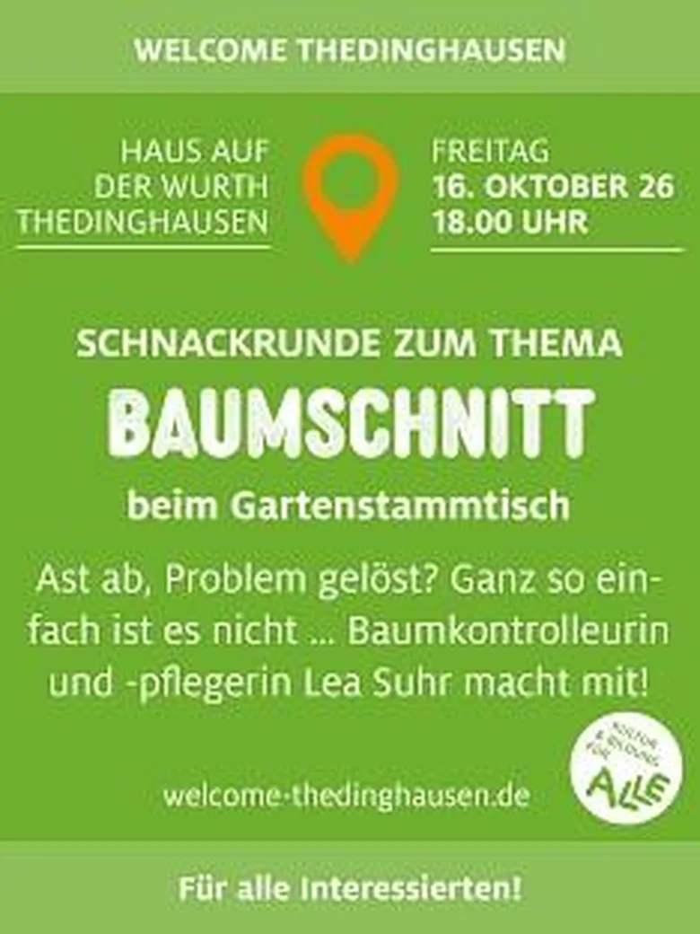 Gartenstammtisch: Baumschnit