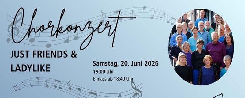 Chorkonzert mit dem FrauenPopchor Ladylike und dem Bremer Jazzchor Just Friends