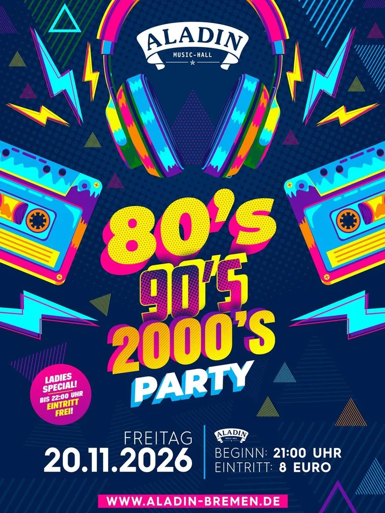 80’s – 90’s – 2000’s Party