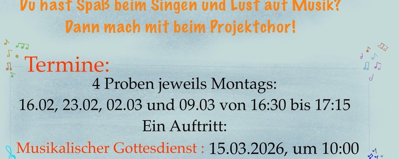 Projekt Kinderchor