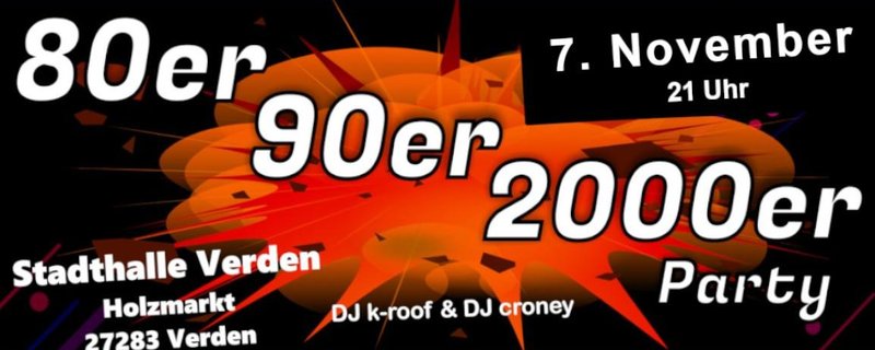 80er 90er 2000er Party