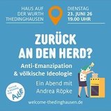 Vortrag "Zurück an den Herd?"