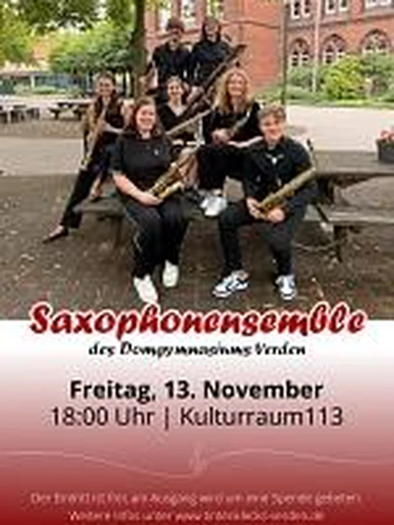 Konzert: Saxophonensemble des Domgymnasiums